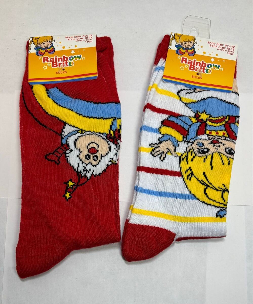 Rainbow Brite Novelty Sock Duo